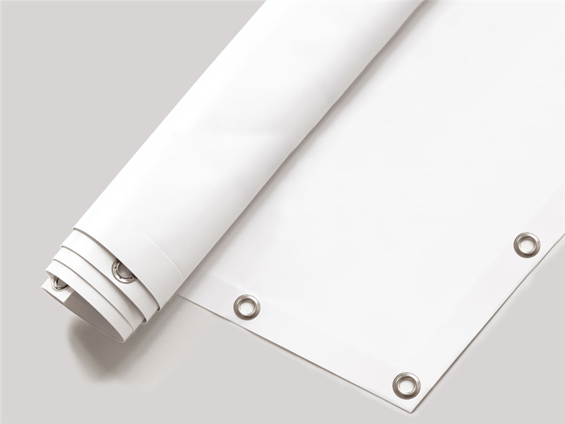 Impression sur bâche avec fixation matières souples